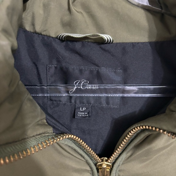 JCrew Sz LP Chateau Puffer Jacket with PrimaLoft - Picture 7 of 9